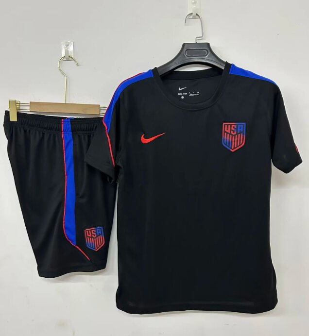 AAA Quality USA 26/27 Black Training Kit Jerseys